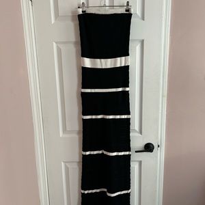 Strapless knit sun dress